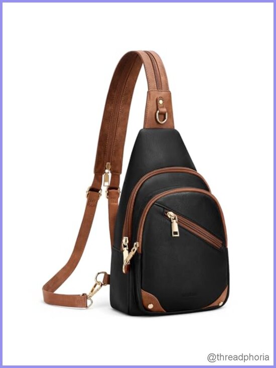 Handbags - Anti Theft Sling Bag Faux Leather RFID Crossbody Convertible Travel